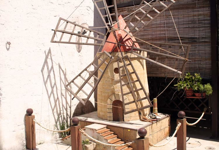 Windmill sculpture
